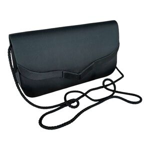 Pursuits Ltd Women’s Black Evening Shoulder Bag Clutch Bow Y2K City Sexy Party
